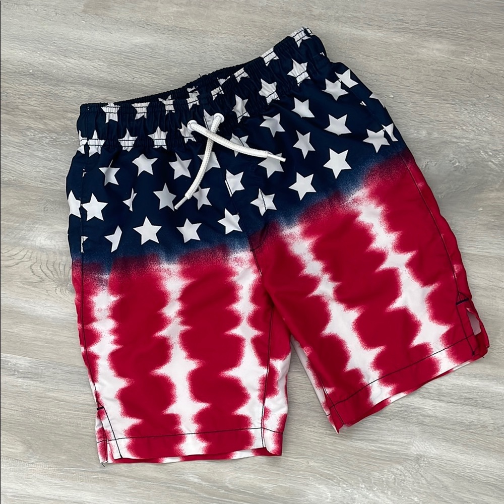 EUC Place Sport U.S. flag swim trunks